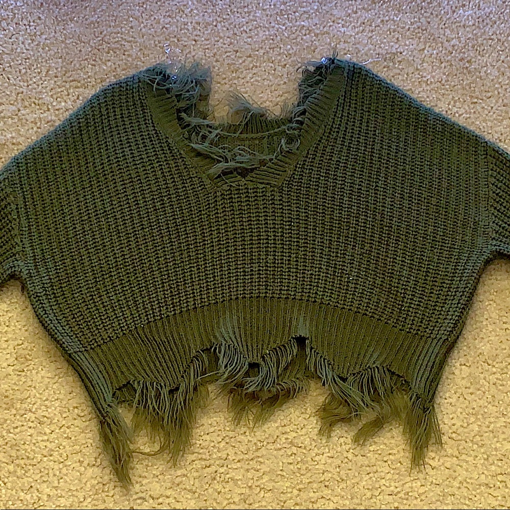 Green sweater for women!